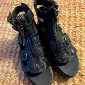 Dr. Martens Olsen Zipped Leather Sandal